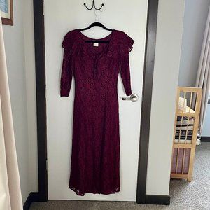 All That Jazz Vintage Lace Dress 9/10